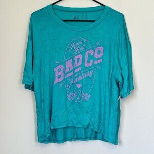 NWT Wst Cst Boxy Oversized Rock 'n Roll Fantasy Bad Co Shirt - Large